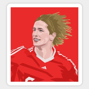 Fernando Torres In Vector Art Style Sticker